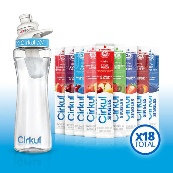 22oz. Plastic Bottle & GoSip® Black Cherry Z2